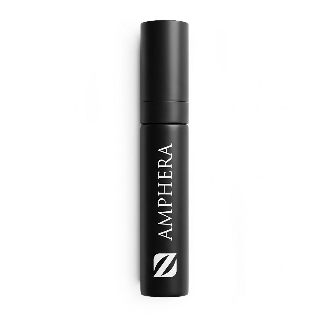 Czarny atomizer podróżny Olfazeta by Chogan Amphera, biała nazwa i logo Z na białym tle